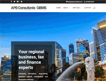 Tablet Screenshot of apbconsultant.com